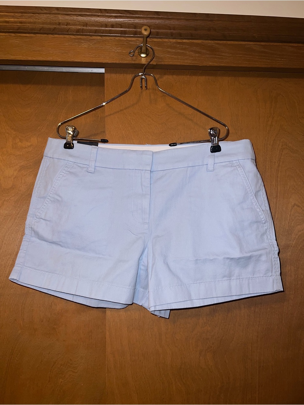 J. Crew Light Blue Cotton Chino Shorts